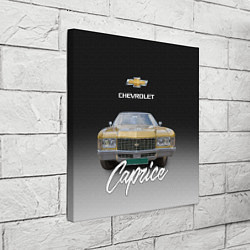 Холст квадратный Американская машина Chevrolet Caprice 70-х годов, цвет: 3D-принт — фото 2