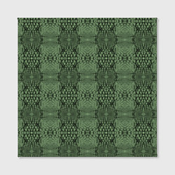 Холст квадратный Крокодиловый стиль, цвет: 3D-принт — фото 2