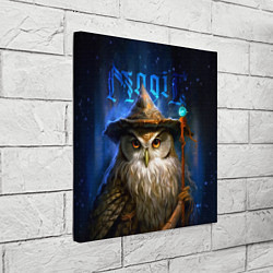 Холст квадратный Волшебная сова - магия, цвет: 3D-принт — фото 2