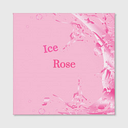 Холст квадратный Ice Rose, цвет: 3D-принт — фото 2