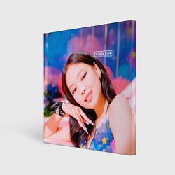 Холст квадратный BlackPink Gorgeous Jennie, цвет: 3D-принт