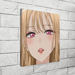 Холст квадратный Марин Китагава Эта фарфоровая кукла влюбилась, цвет: 3D-принт — фото 2