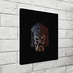 Холст квадратный Predator - skull, цвет: 3D-принт — фото 2