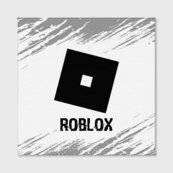 Холст квадратный Roblox glitch на светлом фоне, цвет: 3D-принт — фото 2