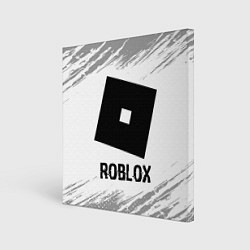 Картина квадратная Roblox glitch на светлом фоне