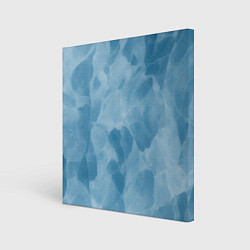 Холст квадратный Текстура льда, цвет: 3D-принт
