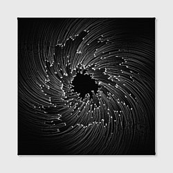 Холст квадратный Абстракция черная дыра, цвет: 3D-принт — фото 2