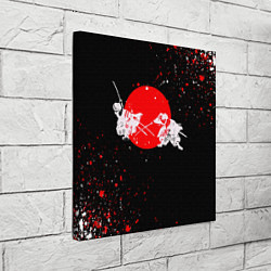 Холст квадратный Два белых самурая, цвет: 3D-принт — фото 2