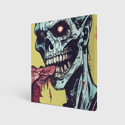 Холст квадратный Злой панк зомби арт, цвет: 3D-принт