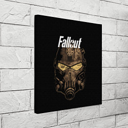 Холст квадратный Шлем фалаут, цвет: 3D-принт — фото 2