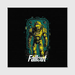 Холст квадратный Fallout poster style, цвет: 3D-принт — фото 2