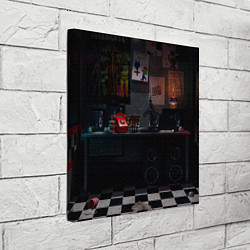 Холст квадратный FNAF комната, цвет: 3D-принт — фото 2