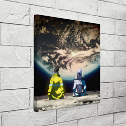 Холст квадратный Cyberpunk Edgerunners Дэвид Люси, цвет: 3D-принт — фото 2