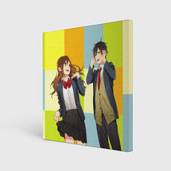 Холст квадратный Hori and Miyamura, цвет: 3D-принт