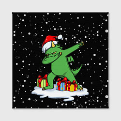 Холст квадратный Dragon dab, цвет: 3D-принт — фото 2