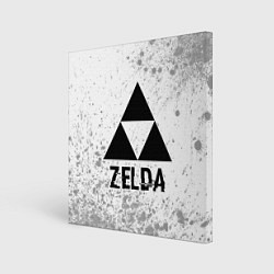 Картина квадратная Zelda glitch на светлом фоне