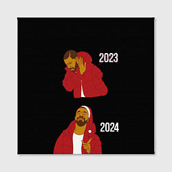 Холст квадратный Дрейк 2023-2024, цвет: 3D-принт — фото 2