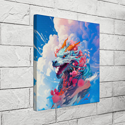 Холст квадратный Небесный дракон, цвет: 3D-принт — фото 2