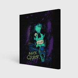 Картина квадратная Alice Cooper snake