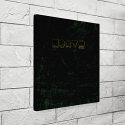 Холст квадратный Равнодушие кислотный, цвет: 3D-принт — фото 2