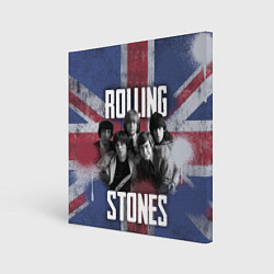 Холст квадратный Rolling Stones - Great britain, цвет: 3D-принт