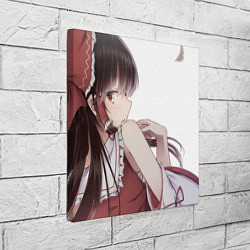Холст квадратный Touhou Project Рейму Cute, цвет: 3D-принт — фото 2