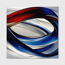 Холст квадратный Изогнутая абстракция, цвет: 3D-принт — фото 2