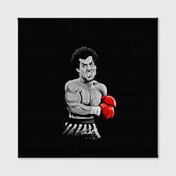 Холст квадратный Rocky Balboa, цвет: 3D-принт — фото 2