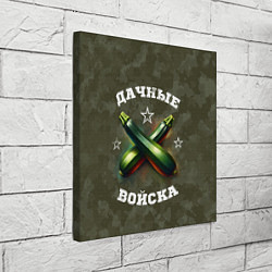 Холст квадратный Дачные войска - отряд кабачка, цвет: 3D-принт — фото 2