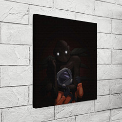 Холст квадратный Lethal Company: Bracken, цвет: 3D-принт — фото 2