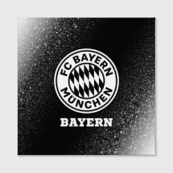 Холст квадратный Bayern sport на темном фоне, цвет: 3D-принт — фото 2