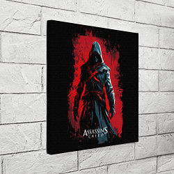 Холст квадратный Assassins creed выход из темноты, цвет: 3D-принт — фото 2