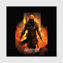 Холст квадратный Assassins creed пустыня на фоне, цвет: 3D-принт — фото 2