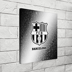 Холст квадратный Barcelona sport на светлом фоне, цвет: 3D-принт — фото 2