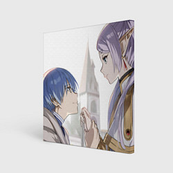 Холст квадратный Sousou no Frieren: Himmel Love, цвет: 3D-принт