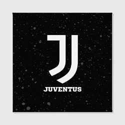 Холст квадратный Juventus sport на темном фоне, цвет: 3D-принт — фото 2