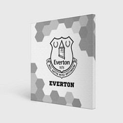 Картина квадратная Everton sport на светлом фоне