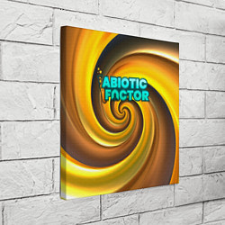 Холст квадратный Abiotic Factor желтый фон, цвет: 3D-принт — фото 2