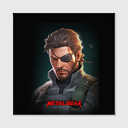 Холст квадратный Веном Снейк из игры Metal gear, цвет: 3D-принт — фото 2