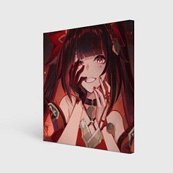Холст квадратный Honkai Star Rail Sparkle smile, цвет: 3D-принт