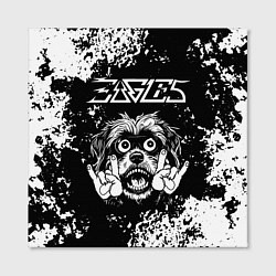 Холст квадратный Eagles рок пес, цвет: 3D-принт — фото 2