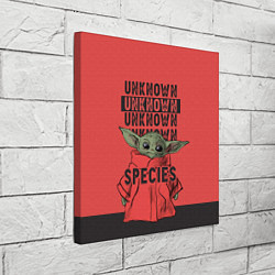 Холст квадратный Грогу, цвет: 3D-принт — фото 2