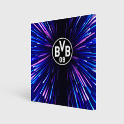 Холст квадратный Borussia neon energy, цвет: 3D-принт