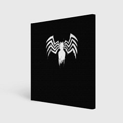 Холст квадратный Venom - logo, цвет: 3D-принт