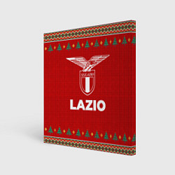 Холст квадратный Lazio new year, цвет: 3D-принт