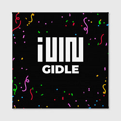 Холст квадратный Gidle конфети, цвет: 3D-принт — фото 2