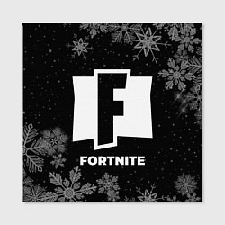 Холст квадратный Снежный Fortnite, цвет: 3D-принт — фото 2