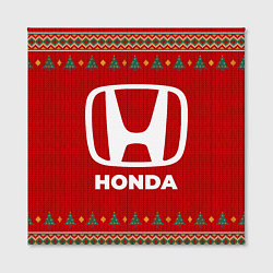 Холст квадратный Honda new year, цвет: 3D-принт — фото 2
