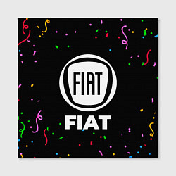 Холст квадратный Fiat конфети, цвет: 3D-принт — фото 2