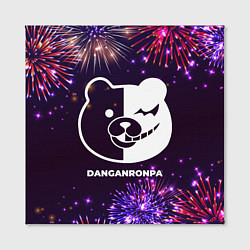 Холст квадратный Праздничный Danganronpa, цвет: 3D-принт — фото 2